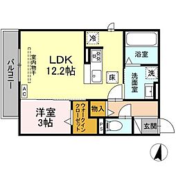 間取図画像 1LDK