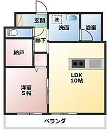 グランメゾン2 1SLDKの間取図画像