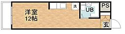 リアライズ浜松 ワンルームの間取図画像