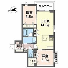 物件の間取り