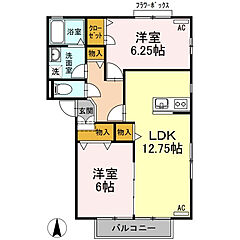 物件の間取り