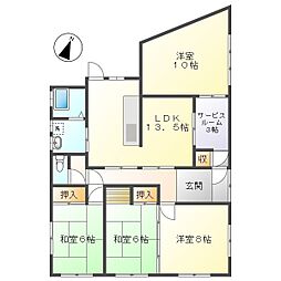 半田山3丁目貸家 - 1階4SLDKの間取り