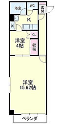 ARCO10 2Kの間取図画像