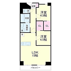 物件の間取り