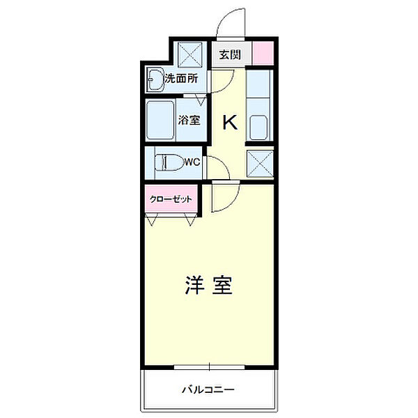 すこやかデュランティ 305｜静岡県浜松市中央区三島町(賃貸マンション1K・1階・25.92㎡)の写真 その2