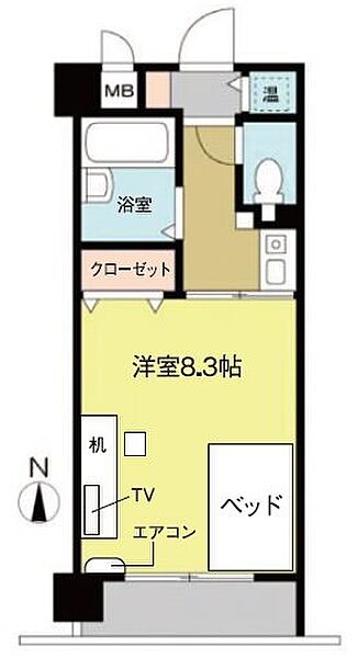 ブライティ助信 210｜静岡県浜松市中央区新津町(賃貸マンション1K・2階・24.58㎡)の写真 その2