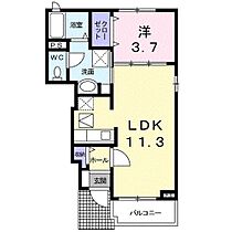 カーシェンバウム 102 ｜ 静岡県浜松市中央区南浅田２丁目（賃貸アパート1LDK・1階・37.13㎡） その2