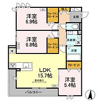 メゾン　ド　アン 303 ｜ 静岡県浜松市中央区上西町（賃貸アパート3LDK・3階・79.92㎡） その2