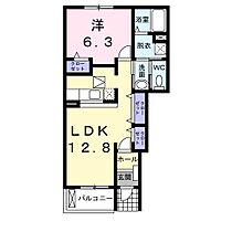 キャスケード 103 ｜ 静岡県浜松市浜名区小林（賃貸アパート1LDK・1階・46.49㎡） その2