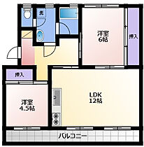 セントポーリア蜆塚 401 ｜ 静岡県浜松市中央区蜆塚４丁目（賃貸マンション2LDK・4階・55.13㎡） その2