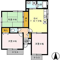 セジュールMORI 101 ｜ 静岡県浜松市中央区広沢２丁目（賃貸アパート3DK・1階・58.20㎡） その1