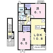 グレイス 203 ｜ 静岡県浜松市中央区富塚町（賃貸アパート2LDK・2階・57.95㎡） その2