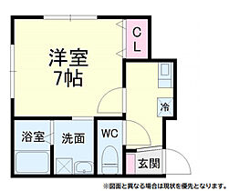 Maison’d Amis 103 ｜ 静岡県浜松市中央区北寺島町（賃貸アパート1K・1階・24.84㎡） その2