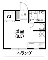 カレッジハイツII 210 ｜ 静岡県浜松市中央区布橋２丁目（賃貸アパート1R・2階・23.50㎡） その2