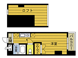 T-YBLOCKS 1Kの間取図画像