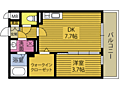 KAINROOMSHIRATA1階5.1万円