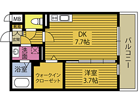 ＫＡＩＮ　ＲＯＯＭＳ　ＨＩＲＡＴＡ 102 ｜ 大分県別府市平田町（賃貸マンション1DK・1階・30.94㎡） その2