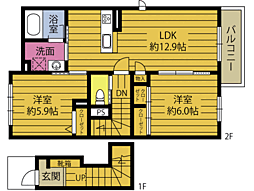 シャーメゾンみやのわき 2階/201