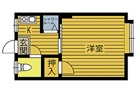 トレンディハイツ大学通り 101 ｜ 大分県別府市上人西（賃貸アパート1K・1階・16.60㎡） その2