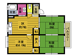 物件の間取り