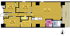 物件の間取り