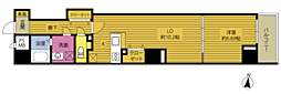 エレグランス府内 1LDKの間取図画像