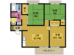 🉐敷金礼金0円！🉐ラフォ−レ花の木