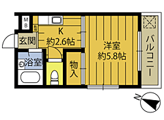 物件の間取り