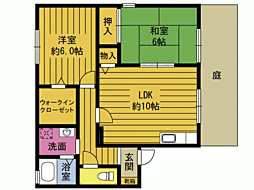 サニーハウスふじA 1階/102