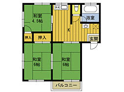 安藤コ−ポ2号棟 2階