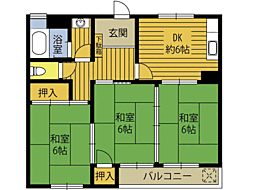 第5コ−ポ足立 3階/302