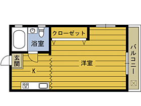 コスモス長浜 406 ｜ 大分県大分市長浜町２丁目（賃貸マンション1K・4階・26.41㎡） その2