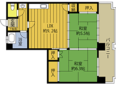 物件の間取り
