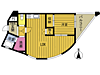 セゾン錦町2階3.7万円