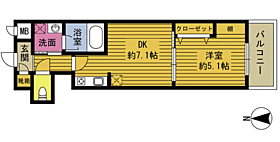 ＲＥＳＣＯ長浜 104 ｜ 大分県大分市長浜町３丁目（賃貸マンション1DK・1階・31.25㎡） その2