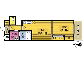 ＲＥＳＣＯ長浜 413 ｜ 大分県大分市長浜町３丁目（賃貸マンション1DK・4階・31.25㎡） その2