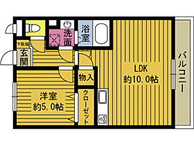 サンライズハイツ豊町 302 ｜ 大分県大分市豊町２丁目（賃貸マンション1LDK・3階・36.80㎡） その2