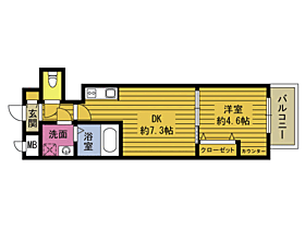 レスコ中島弐番館 303 ｜ 大分県大分市中島西２丁目（賃貸マンション1DK・3階・30.00㎡） その2