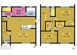 間取図画像 3LDK