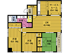 物件の間取り