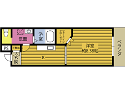 SungraceCovo 1Kの間取図画像