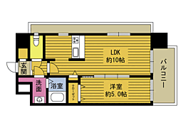S-FORT高砂町 1LDKの間取図画像