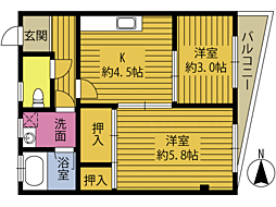 🉐敷金礼金0円！🉐クレスト野口