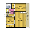 ラインハイム菊池3階4.9万円