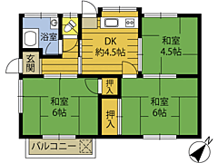 物件の間取り