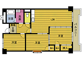 ファミール豊饒Ａ 201 ｜ 大分県大分市豊饒２丁目（賃貸マンション3LDK・2階・67.63㎡） その2