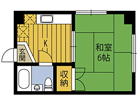 大島ビル 303 ｜ 大分県大分市大字羽屋（賃貸マンション1DK・3階・19.44㎡） その2