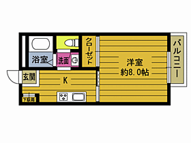 ビ－ライン鴛野台Ｂ 202 ｜ 大分県大分市大字鴛野（賃貸アパート1K・2階・27.07㎡） その2