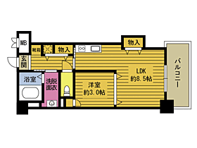 ＩＶＥＮＡＩ　Ｊ－Ｉビル 101(南) ｜ 大分県大分市田中町２丁目（賃貸マンション1LDK・1階・30.82㎡） その2