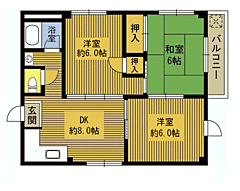 物件の間取り